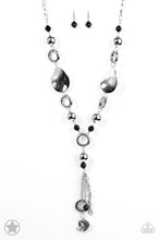 Load image into Gallery viewer, Total Eclipse Of The Heart - Silver Blockbuster Paparazzi Necklace