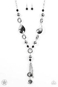 Total Eclipse Of The Heart - Silver Blockbuster Paparazzi Necklace